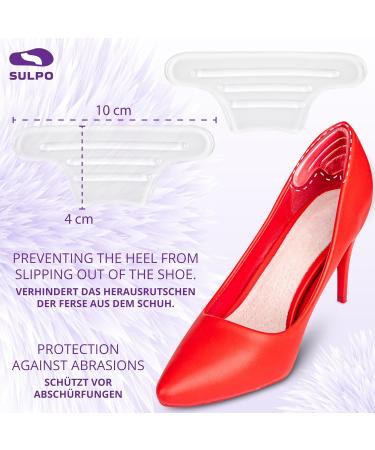 Buy Sulpo Insoles Set Anti-Slip Gel Inserts for Foot Pain Relief | Multi-Use Silicone Heel Cushion & Inserts for Discharge Shoes - Buy Online on GoSupps.com