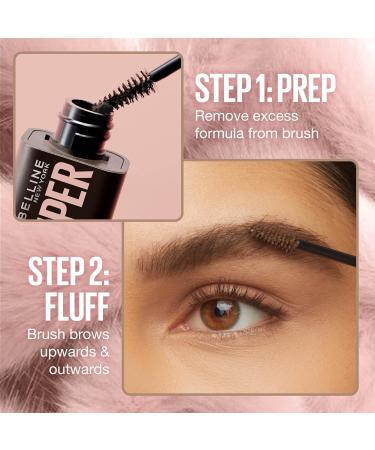 Maybelline New York Superbluff Brow Mousse 255 Soft Brown Eyebrow mascara Up to 16 hours* long lasting Light mousse formula 5 ml 255 Soft Brown - Buy Online on GoSupps.com