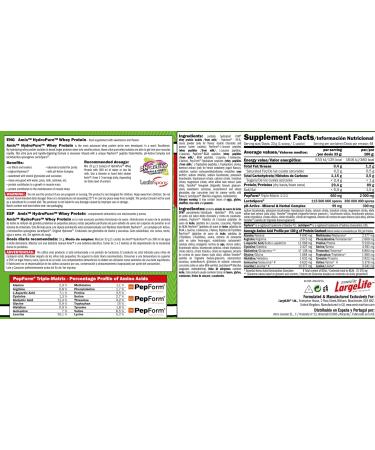 AMIX Hydropure Whey - Prot ine de Lactos rum Concentr e et Hydrolys e avec Enzymes Absorption Rapide - Pour Augmenter la Masse Musculaire - Vanille - 1 6 Kg Vanille 1 6 Kg - Buy Online on GoSupps.com