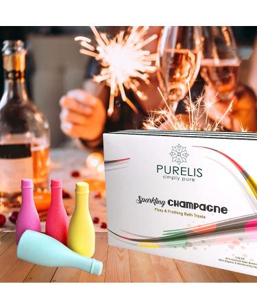 Bulk Organic Bath Bombs Gift Set - Wedding & Party Favors for Adults | Moisturizing Bath Balls for Dry Skin | Individually Wrapped for Women & Men | 24 Wine & Champagne Bottles Party Favors - Buy Online on GoSupps.com