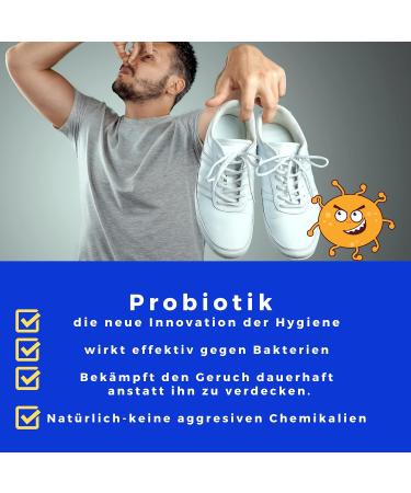 Flora Essenz Schuhdeo Spray | Probiotic Shoe Deodorant for All Shoe Types | Eliminate Odor with Noble Fragrance - Buy Online on GoSupps.com