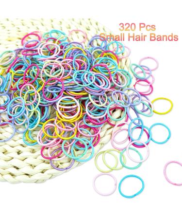 320 Pieces Hanyousheng Hair Ties for Girls - 10 Color Options | Perfect for Children & Fine Hair | Durable & Flexible 2mm Ponytail Holders - Buy Online on GoSupps.com