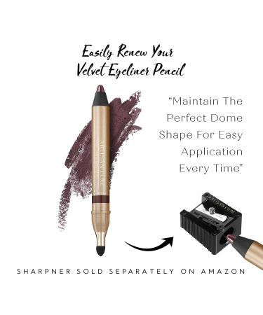 Artisan L'uxe Beauty Velvet Jumbo Eyeliner Pencil - Tempt (Deep Plum) | Smokey Eyes in 3 Minutes | Water-Proof, Smudge-Proof, Long-Lasting Formula with Age-Defying Essential Oils - Buy Online on GoSupps.com