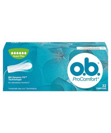 if.ProComfort Super Plus tampons with Dynamic Fit Technology and Silktouch surface for ultimate and reliable protection (1 x 32 pieces) ProComfort Super Plus - Old version