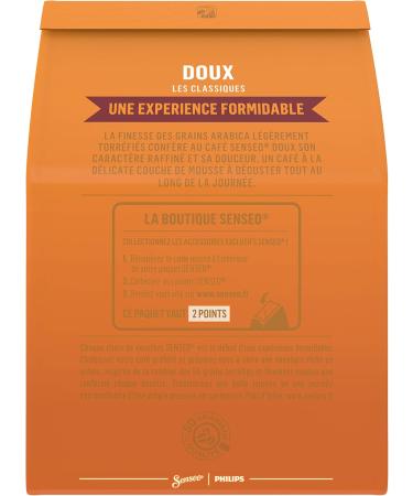 Senseo Caf Doux - 200 soft pods - pack of 5 x 40 pods - Buy Online on GoSupps.com