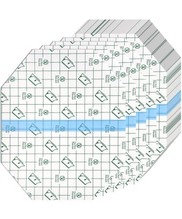 60 Pieces Transparent Stretch Adhesive Bandage Waterproof Wound Bandages Shower Waterproof Patch Clear Adhesive Bandages Protective Transparent Film for Swimming Showering 6 x 7 Inches