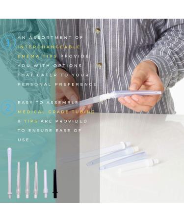 Medisential Stainless Steel Enema Kit for Coffee, Water & Gerson Therapy - Large Home Use Bucket with Manual & Bulb - Buy Online on GoSupps.com