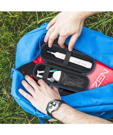 EVA Travel Case for Oral-B & Philips Electric Toothbrush - Durable Blue Travel Case for Easy Carry & Protection - Buy Online on GoSupps.com