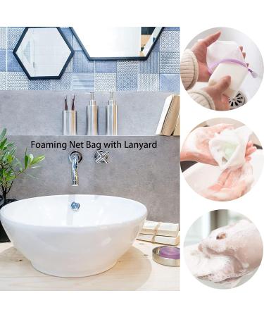 Sisal & Nylon Soap Bags - 10 Pack for Solid Soap & Body Peeling | Eco-Friendly Bath Accessories - Buy Online on GoSupps.com