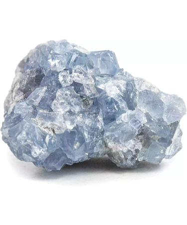 Natural Crystal Rough Wholesale Natural Raw Blue Celestite Geode Crystal Cluster Stone Home Decoration 120g-200g 1pc - Buy Online on GoSupps.com