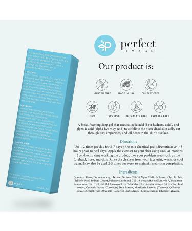 Salicylic Acid Deep Exfoliating Gel Cleanser with Tea Tree Oil and Green Tea Extract - Buy Online on GoSupps.com