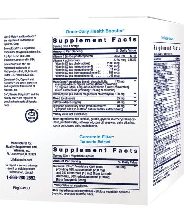 Life Extension Comprehensive Nutrient Packs - Advanced 30 Packets | Optimal Health & Wellness - Buy Online on GoSupps.com