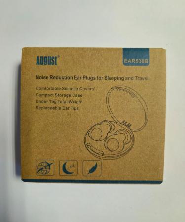 Noise Reduction Ear Plugs For Sleep - August EAR530 - Soft Reusable Washable Silicone Earplugs for Hearing Protection 4 Sizes XS/S/M/L with Storage Case - SNR 25db Noise Cancelling for Flight - Black - Buy Online on GoSupps.com