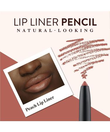 Mented Cosmetics Peach Lip Liner Pencil - Waterproof & Natural Nude Vegan Makeup - Buy Online on GoSupps.com