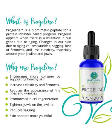 Firming Serum Booster with Pure Progeline for Anti-Aging Peptide Tightening and Collagen Elasticity Boost - Buy Online on GoSupps.com
