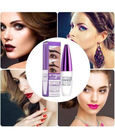  Generisch Peel-Off Tinted Eyebrow Gel - Natural Hair-Like Gel - Long-Lasting Peel-Off Eyebrow Tattoos - Waterproof - For a More Defined Look - Buy Online on GoSupps.com