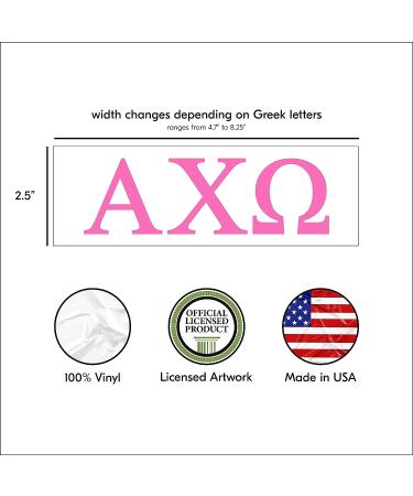Alpha Chi Omega Stickers - Greek Sorority Decals for Car, Phone, Laptop & Home Decoration - Buy Online on GoSupps.com