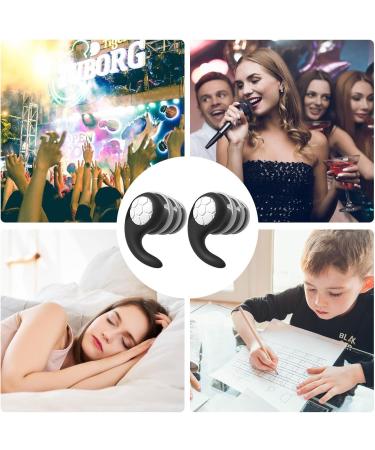 Noise Canceling Earplugs Ear Plugs for Sleep Swimming Earplugs Silicone Ear Plugs for Sleeping Three Layers Waterproof Silicone Reusable Hearing Protection with Box for Noise Sensitivity Black - Buy Online on GoSupps.com