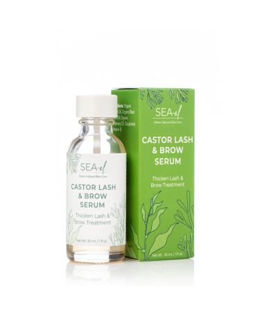 Sea el Castor Lash & Brow Serum 1 oz - Nourish & Enhance Lashes & Brows - Buy Online on GoSupps.com