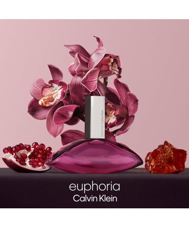 Calvin Klein Euphoria Eau de Parfum Chypre Women's Perfume With Notes of Pomegranate Black Orchid Lotus Blossom & Mahogany Wood Long Lasting Fragrance 3 piece set (3.3 fl oz. + 1 fl oz. + 3.3 fl oz.) - Buy Online on GoSupps.com