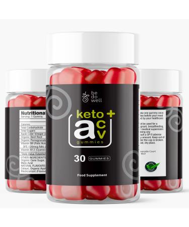 SUPPLEMENT PARADISE BeDoWell Keto+ ACV Gummies 1 Month Supply