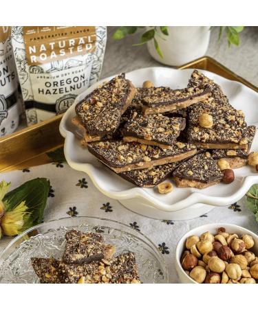 Premium Oregon Farm To Table Dry Roasted Hazelnuts - 1 LB Bag | Natural Roasted & Kosher Certified - Buy Online on GoSupps.com