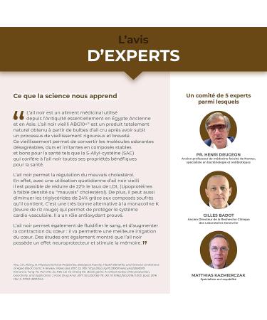 Organic Fermented Black Garlic - Organic Extract Standardized in S-allyl-Cysteine - Supports Blood Circulation Natural Antioxidant - 250 mg - 90 Vegan Capsules - Nutrimea - Made in France - Buy Online on GoSupps.com