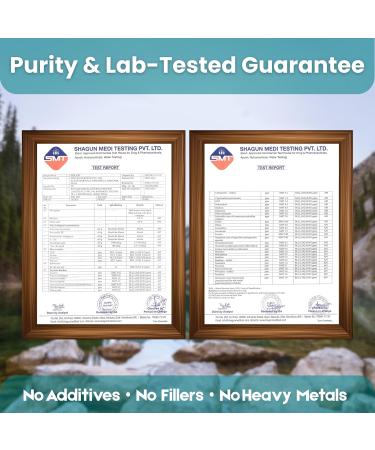 Exotic Veda Pure Himalayan Shilajit Resin 50g 70% Fulvic Acid Lab Tested Authentic Mineral Pitch Natural Energy Strength & Immunity Support for Men & Women - Buy Online on GoSupps.com