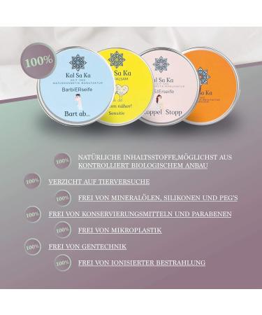 Kalsaka Handbalsam - Organic Hand Cream for Very Dry Hands | 80ml Argan Oil Jojoba Oil Aloe Vera & Almond Oil | Natural Cosmetics for Cracked Skin - Buy Online on GoSupps.com