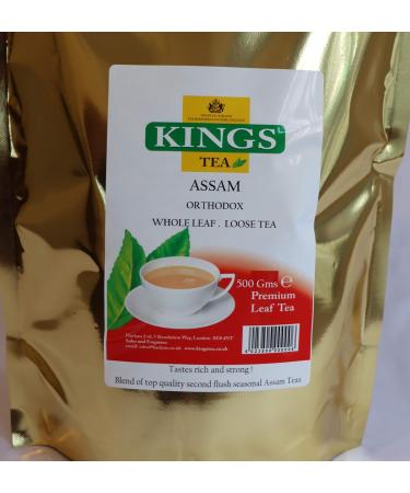 KINGS TEA Assam Orthodox Whole Leaf Loose Tea 500 GMS - Buy Online on GoSupps.com
