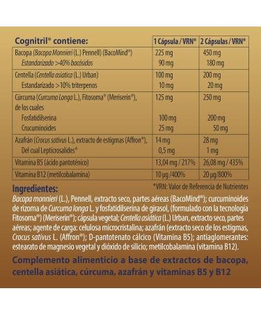 100% Natural Cognitril Food Supplement Vegetable Capsules (30 Caps) - Buy Online on GoSupps.com