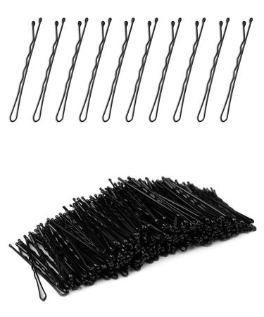 Bobby Pins Black, 360 Pcs Black Bobby Pins, 2 Inch Premium Bobby Pin, Secure Hold Bobby Pins with store box, Hair Pins for Kids, Girls and Women