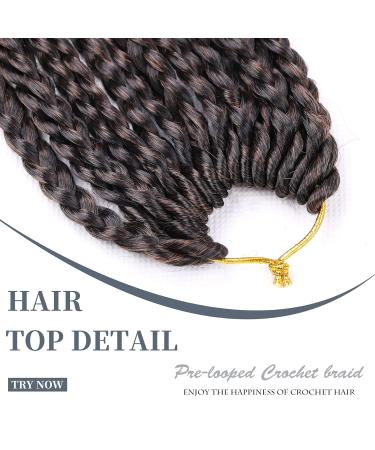 6 Packs Bob Box Braids Crochet Hair 10 Inch - Bohemian Curly Ends for Black Women - T30 Color - Buy Online on GoSupps.com