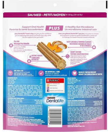 DentaLife Plus Digestive Support Dog Treats - 408 g Pouch (4 Pack) - Buy Online on GoSupps.com