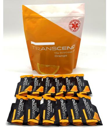 Vitonus Orange Flavored Glucose Gels Twelve 1.1-Ounce Packets in Brand Bag 15-Grams Fast-Acting Glucose