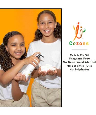 Cezons Kids and Teens Body Lotion Fragrance Free Body Moisturiser for Dry Skin Care for Teenagers Natural Unscented Kids Moisturiser for Dry Skin Childrens Moisturising Cream Skincare Moisturizer - Buy Online on GoSupps.com