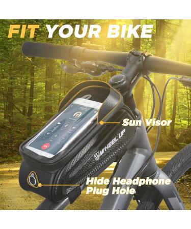 Taikoul 2L Waterproof Bicycle Frame Bag with TPU Touchscreen & 3D Sun Visor - Ideal Handlebar Bag for Racing Bikes Fits Smartphones up to 7.0 - Buy Online on GoSupps.com