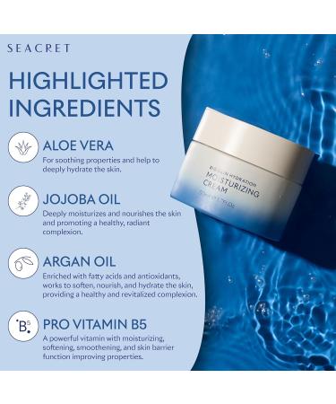 Buy SEACRET Bio Skin Hydration Face Cream - Rich Moisturizer with Dead Sea Minerals for Ultimate Nourishment & Hydration | 1.7 FL.OZ Gel-Cream - International Shipping Available - Buy Online on GoSupps.com