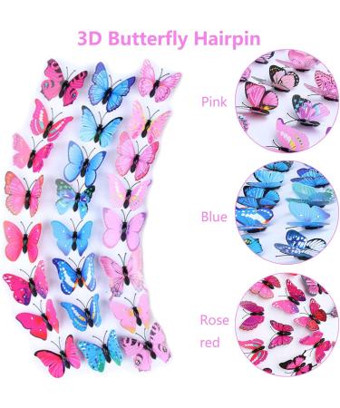 30 Pieces Butterfly Hair Clips 3D Butterfly Hair Clip Glitter Hair Clips Women Girls Cute Hair Pins Hair Clip Colourful Hair Clips Hair Pins Kids Hair Clips Accessory Set - Buy Online on GoSupps.com
