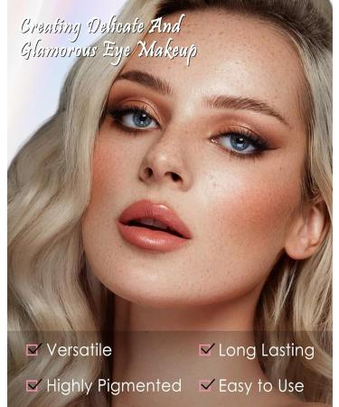 Lestpola Eyeshadow Palette 9 Colors Versatile Fine Powder Glitter Matte Eyeshadow Palette Natural Finish Long Lasting Water Resistant Highly Pigmented Eye Makeup Palette for Women 04 - Buy Online on GoSupps.com