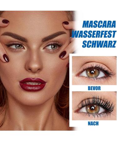  EONFAVE 5D Black Mascara Mascara Waterproof Sweat Proof Mascara for Extra Long Lashes for Volume and Definition False Eyelashes Volumizing and Curling - Buy Online on GoSupps.com
