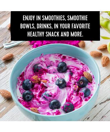Organic Freeze Dried Red Dragon Fruit Powder - USDA & Oregon Tilth Certified (8oz) | Pitaya Foods - Buy Online on GoSupps.com