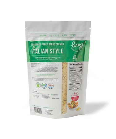 Pereg Italian Style Panko Bread Crumbs - 9 Oz | Italian Seasoning, Natural Ingredients | Perfect Coating for Schnitzel, Seafood, Poultry, Meat | Kosher - Buy Online on GoSupps.com