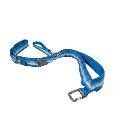 Kurgo RSG Dog Sling Thing Crossbody Hands-Free Belt for Dog Walking Adjustable MOLLE Compatible Coastal Blue Crossbody Leash