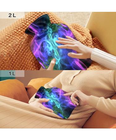 Fantasy Smoke 2L Hot Water Bottle | Winter Plush Cover | Soft Hand & Feet Warmer for Kids & Adults - Buy Online on GoSupps.com
