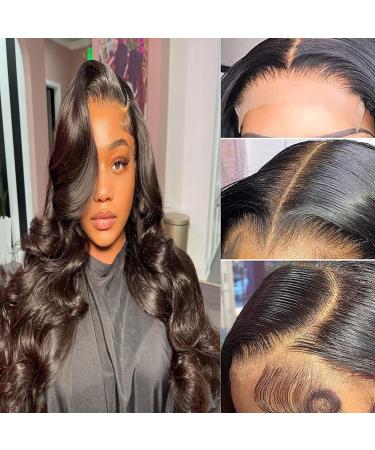 Aaliweya 5x5 HD Lace Closure Wigs Human Hair Body Wave 5x5 Transparent Lace Front Wig for Women 150 density Lace Closure Wig Pre Plucked with Baby Hair Soft and Smooth Natural Black Color 22inch 22 Inch 5x5 Body Wave Lac... - Buy Online on GoSupps.com