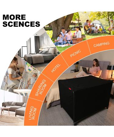 YAVIL Pack N Play Blackout Cover - Breathable Tent for Travel Crib - Portable Indoor Outdoor Playard Netting - Buy Online on GoSupps.com