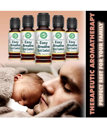 Easy Breathe Essential Oil Blend | Peppermint Eucalyptus & More | Aromatherapy by Creation Pharm - International Shipping Available - Buy Online on GoSupps.com
