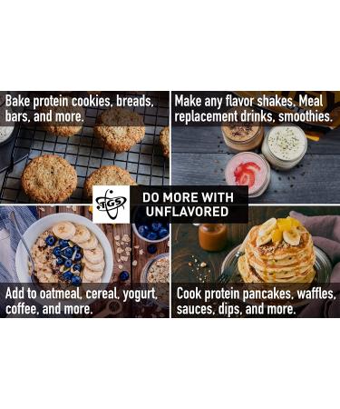 TGS 100% Whey Protein Powder Unflavored Unsweetened 5lb - Keto Friendly & Made in USA - Low Carb, Low Calorie, No Soy - All Natural Formula (1 Pack) - Buy Online on GoSupps.com