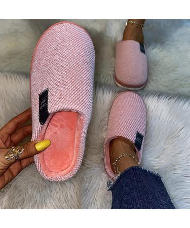 Men's Fuzzy Plush Slip-Proof Slippers - Elegant Closed Home Shoes for Guests | Fulidngzg - Buy Online on GoSupps.com